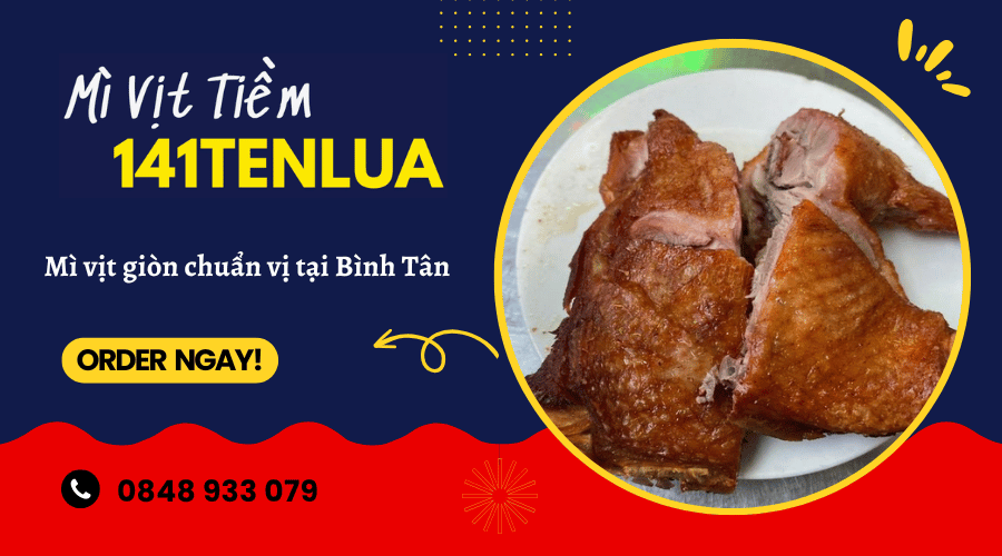 mì vịt tiềm chiên giòn